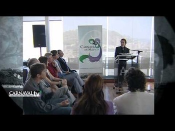 CARNAVAL DE MALAGA 2012 - Presentación Pregonera y Autor cartel Carnaval 2012 (1ª parte)