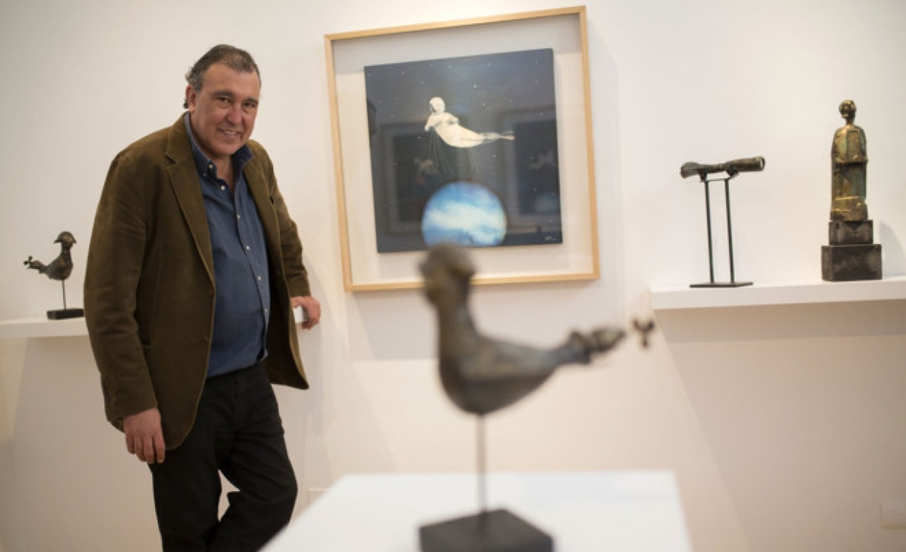 Lorenzo Saval, en la exposición del Estudio de Ignacio del Río